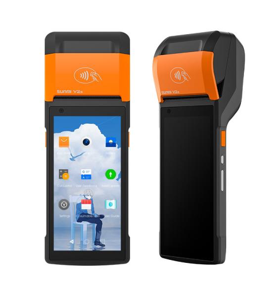 China GPS Multi Languages Handheld Payment Terminal With Integrated 2D Scanner factory