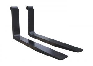 China Industrial Forklift Spare Parts Fork Attachments Black Color Customized Size factory