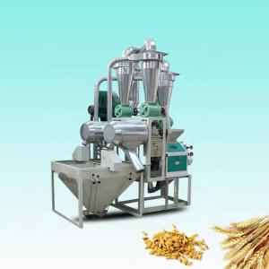 China Industrial 100-500kg/H Primary Fine Corn Flour Milling Machine 14kw factory
