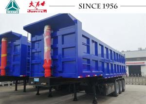 China 42 CBM Tipper Truck Trailer , 10 Wheel Dump Truck For Carrying Sand / Stone factory