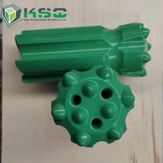 China Hard Rock Stone Drilling Tools , Tungsten Carbide Thread Button Bit factory