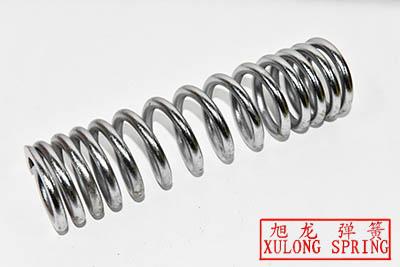 chrome coated shock absorber spring for motorcycle