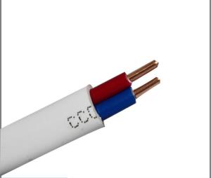 China 2 Core Fire Resistant Cable 1.5mm2 Black Red Parallel PVC Insulated Monitor Audio Speaker Cable on sale