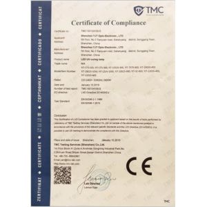 Shenzhen Super- curing Opto-Electronic CO., Ltd Certifications
