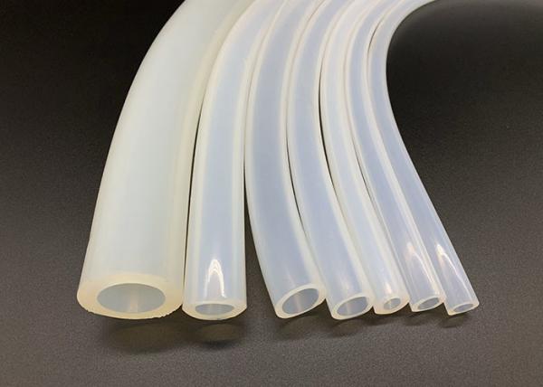China Platinum Cured Clear Silicone Translucent Soft Rubber Tubing For Industrial Use factory