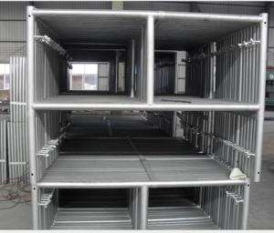 Light Duty Steel Frame Scaffolding System , Portable Construction Scaffolding Safety