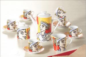 China porcelain/tea set （tea pot,sugar pot,creamer pot) factory
