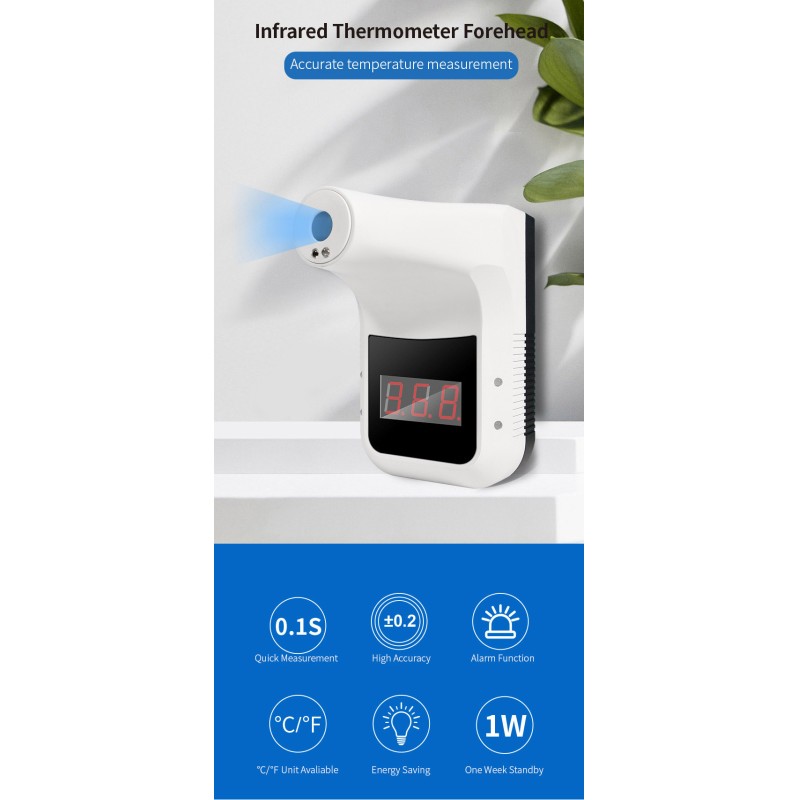 10cm Forehead Body Infrared Thermometer