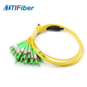 China SC/APC- SC/APC fiber optic patch cord Fiber jumper SC-SC APC Multi core 12 fiber 24core factory