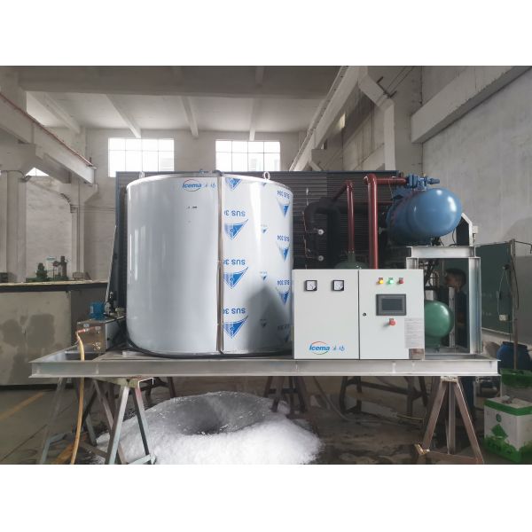 20 Tons Freshwater Flake Ice Machine Direct Cooling