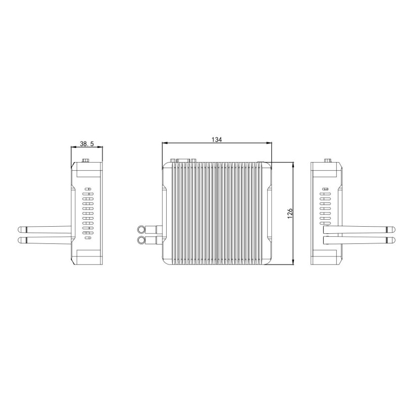 Food Processing Rugged Industrial Fanless Mini PC Support WIFI And Bluetooth