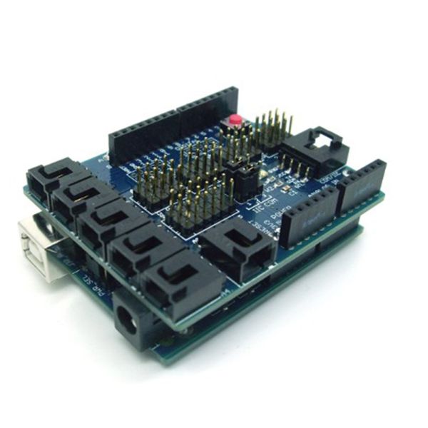 Sensor Shield V4.0 for Arduino Digital Analog Module Supports UNO Mega 2560 Duemilanove AVR