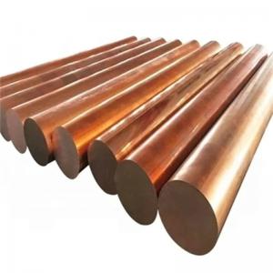 China Copper Bar Rod red copper 99.9% Custom size T1 T2 High Quality C3604 brass rod Copper Alloy Bar factory