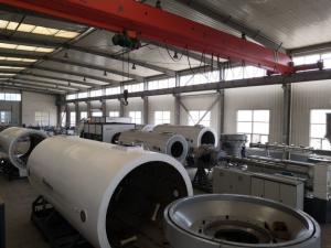 China 900mm Hot Water Pipe Insulated Foaming Polyethylene Pipe Production Line 720kg/H factory