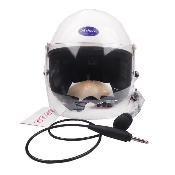 Powered paraglider helmet PPG helmet white Paramotor helmet 820g+/-50g EN966 certificated blue red black grey