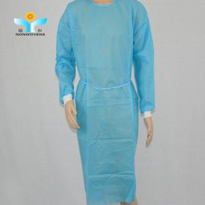 China Long Sleeve Polyethylene Isolation Gowns with Elastic Cuffs 120*140cm on sale