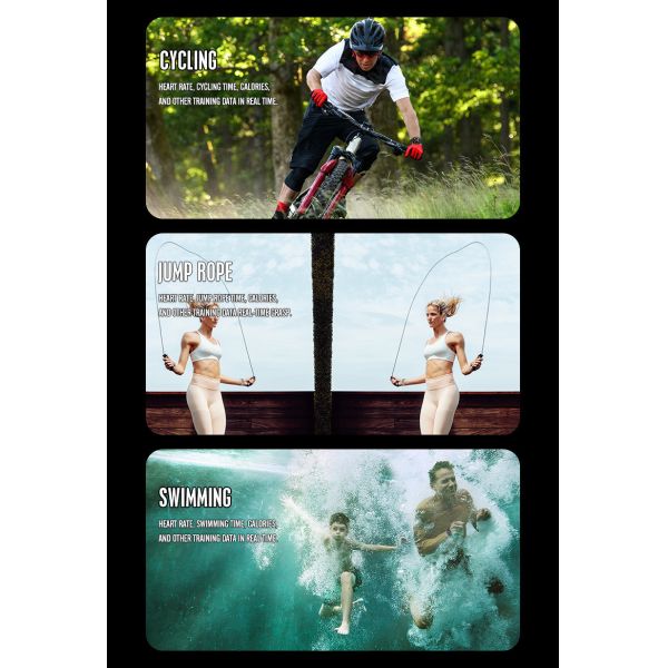 Nordic 52832 1.69in Smart Sport Watch IOT Music Control Health Monitor