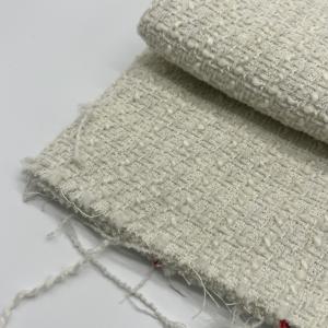 China Medium Weight Wool Tweed Fabric High Durability 90%Polyester 10%Wool 145cm 402gsm S08-052 factory