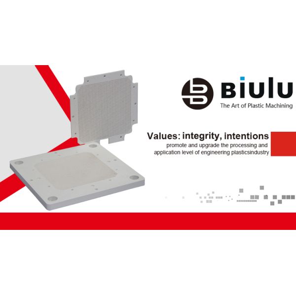 Engineer Plastic Material Ceramic Peek With 3 / 4 / 5 Axis Plastic Machining