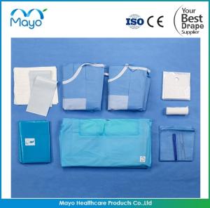 China ISO Knee Arthroscopy Drape Disposable Surgical Packs PE Viscose on sale