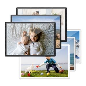 China Acrylic Magnetic Picture Frames Black Modern/Vintage Magnetic Picture Frame Easy To Install factory