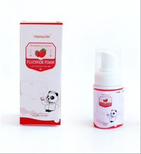 China Strawberry Flavor Dental Fluoride Foam 30ml 125ml Sodium Fluoride Acid Resistant factory
