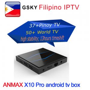 China GMA PINOY TV PHILIPPINE BASKETBALL IPTV SUBSCRIPTION ANDROID TV BOX WATCH 40 PLUS PINOY TV AND 50+ sports tv factory