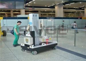 China Hydraulic Elevating Platform For Supermarket , Reliable Single Person Man Lift factory