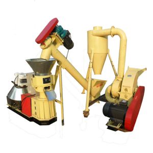 Buy cheap 250mm Flat Die Livestock Animal Feed Pellet Machine 400KG/H SKJ2-250 from wholesalers