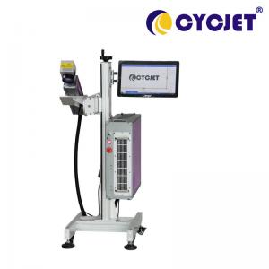 China Online LMP30F Laser Engraving Machine CYCJET With Colorful Screen Easy Operate factory