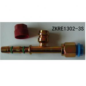 China R134A Refrigerant AC Compressor Manifold Fittings 5/8 O Ring ZKRE1302-3S factory