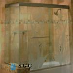 High quality 6mm 8mm 10mm safety tempered toughened glass bathroom or showers
