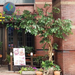 Buy cheap Outdoor Fake Lagerstroemia Indica Tree For Corner Decoration 3m Height from wholesalers