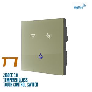 Touch Screen Tempered Glass Smart Switch Panel Remote App Control