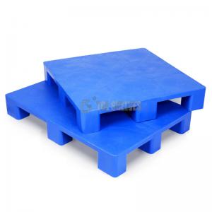 China Nine Feet Euro Plastic Pallets , HDPE Plastic Warehouse Pallets 1100x1100x140mm factory