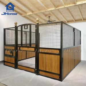 China Farm Equestrian Horse Equipment Stables Solid Horse Stalls Panels With Non Toxic Powder Coated Surface factory