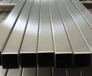 China 304L Square Stainless Steel Decorative Pipe 2X2 5.8m Length factory