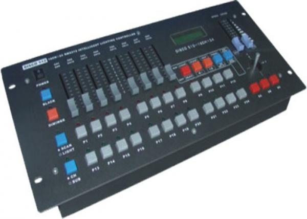 China DMX 512 Stage Lighting Disco Console / Controller / Dimmer for Disco , Studio , Theatre factory