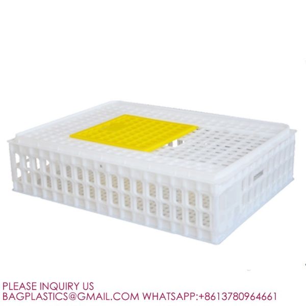 Poultry Crates Poultry Carrier Boxes Plastic Transport Chicken Cage Poultry Carrier Crate