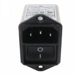 YB-B Series Electrical Noise Plug in EMI Noise Filter With Socket And Switch