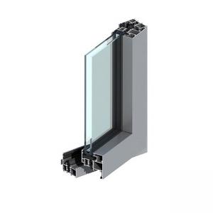 China Double Glazed 6063 Aluminium Window Extrusion Profiles , 6061 Aluminium Sliding Window Profile on sale