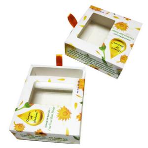 China Custom Printed Paper Die Cut Soap Boxes For Home Made Soap factory