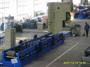 China 1 Year Warranty Door Frame Roll Forming Machine 13-15 Rollers factory