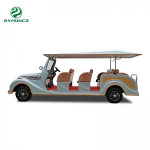 China Electric Tourist Sightseeing Golf Buggy with 12 Seats/Battery Operated Classic Car for Tourist Area on sale