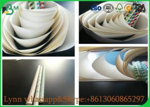 China Glossy Food Grade Paper Roll , 41GSM TO 120GSM OF Straw Pipe Wrapping Paper For Making Straw factory