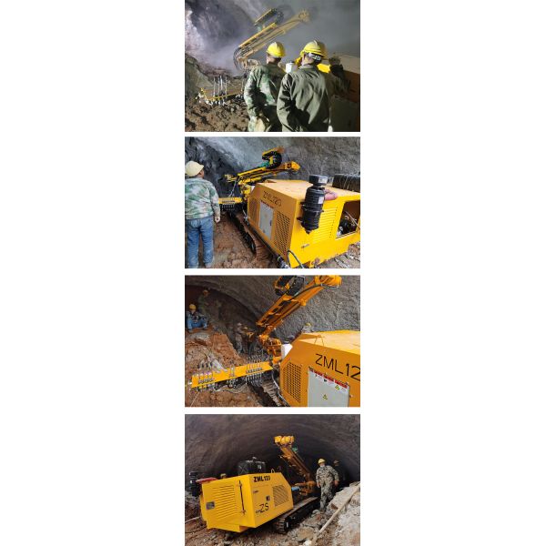 Mining Technology Crawler Type Multifunctional Rock Drill Rig For Tunnel Excavation Construction