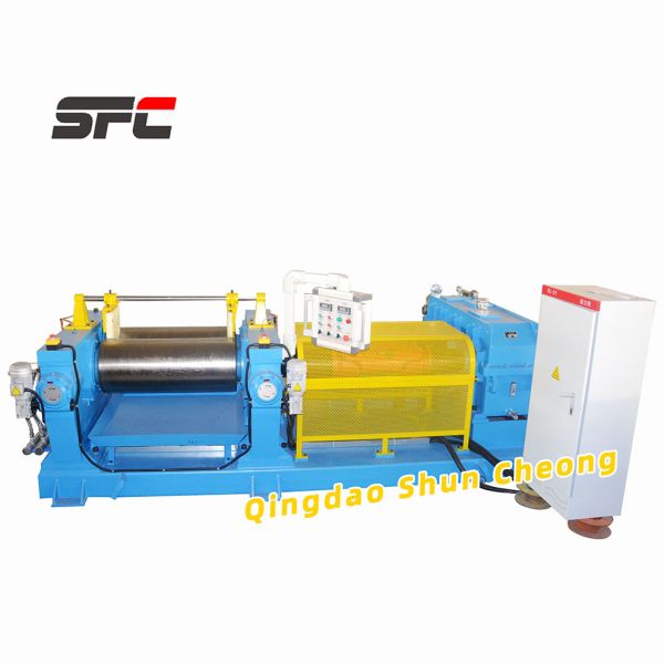 Two Roll Mixing Mill Machine For Silicone Rubber