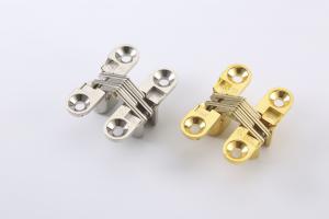 China 180 Degree SOSS Heavy Duty Invisible Hinge Stainless Steel Satin Nickel Treated factory