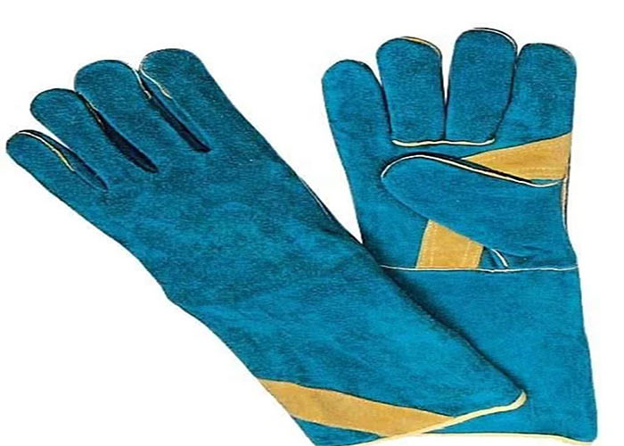 Convenient Safety Welding Work Gloves Thermal Protection For Hot Work
