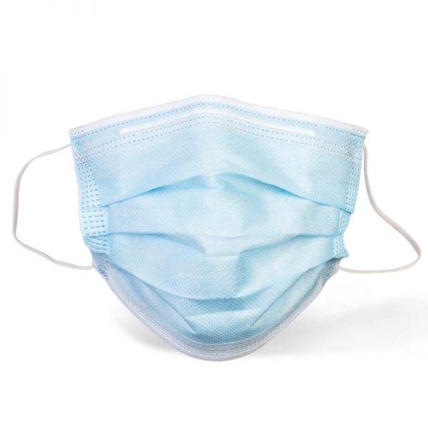 Three Layer Disposable Earloop Face Mask Good Air Permeability Lightweight